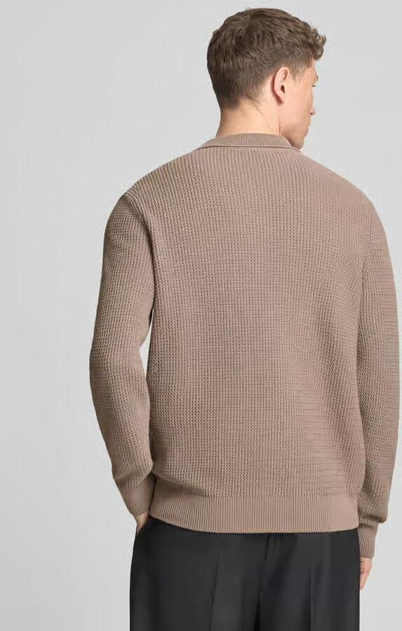 HUGO regular fit gebreide pullover van puur katoen model 'SAFFOWL'
