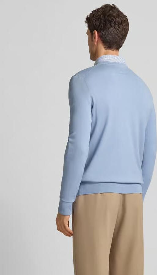 HUGO regular fit gebreide pullover van viscosemix model 'SAN CODY-CV'