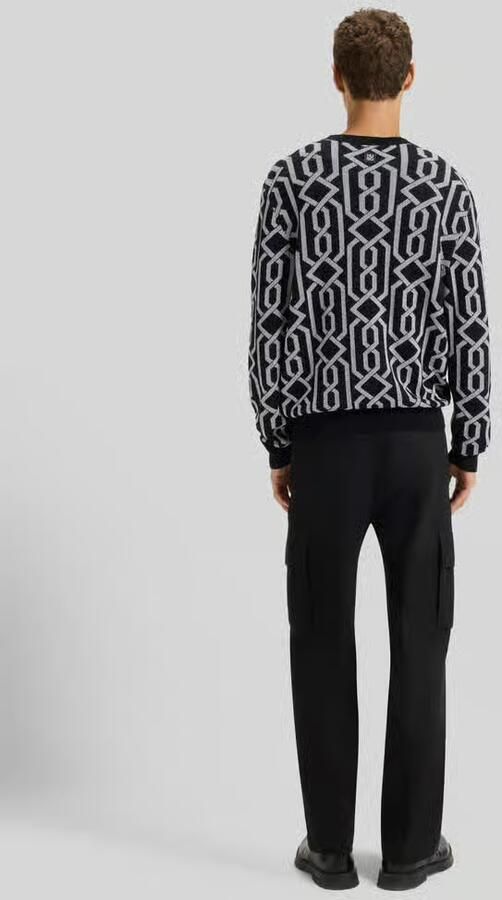 HUGO Regular fit gebreide pullover van viscosemix model 'SOUVAWN'