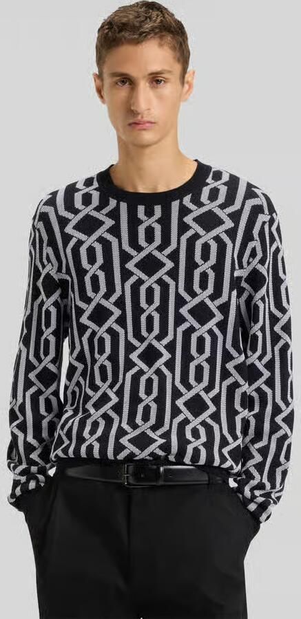HUGO Regular fit gebreide pullover van viscosemix model 'SOUVAWN' - Foto 2