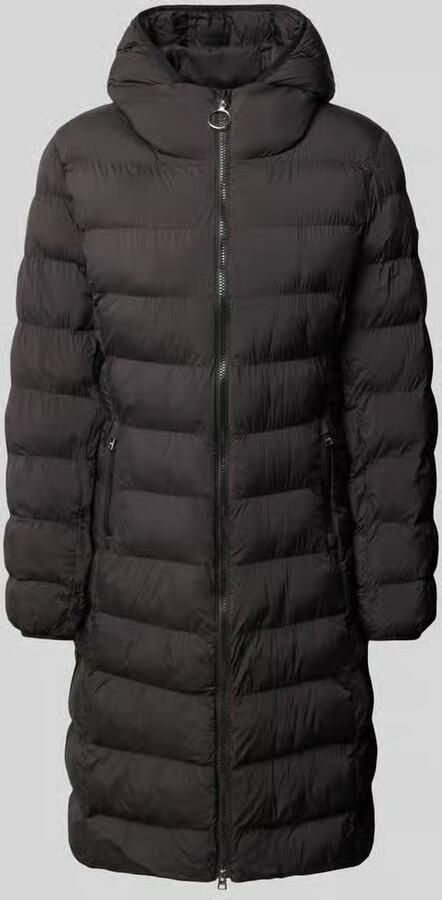 HUGO Regular fit gewatteerde mantel met capuchon model 'Famalia-4'