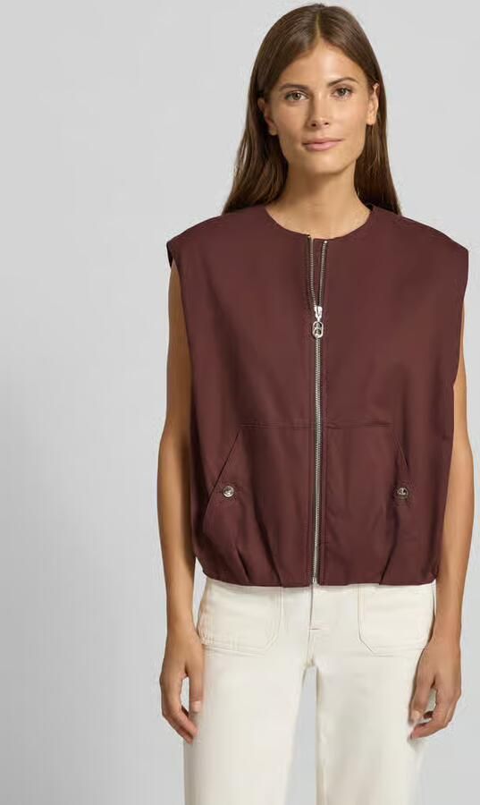 HUGO Regular fit gilet van puur katoen model 'AZELDA' - Foto 2