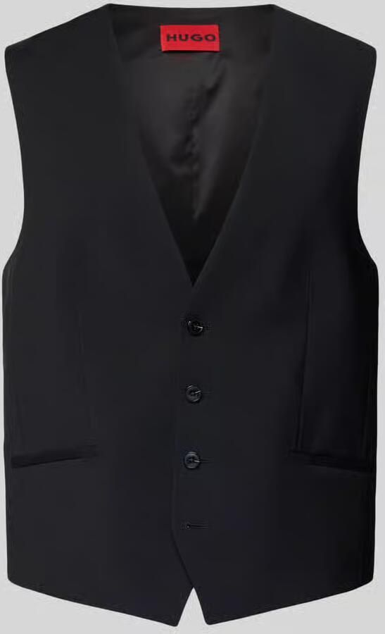 HUGO Regular fit gilet van wolmix model 'VIN253X-MH'