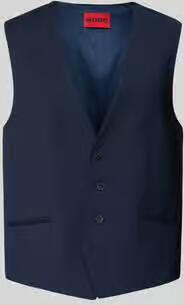 HUGO Regular fit colbertgilet van wolmix model 'VIN253X-MH'