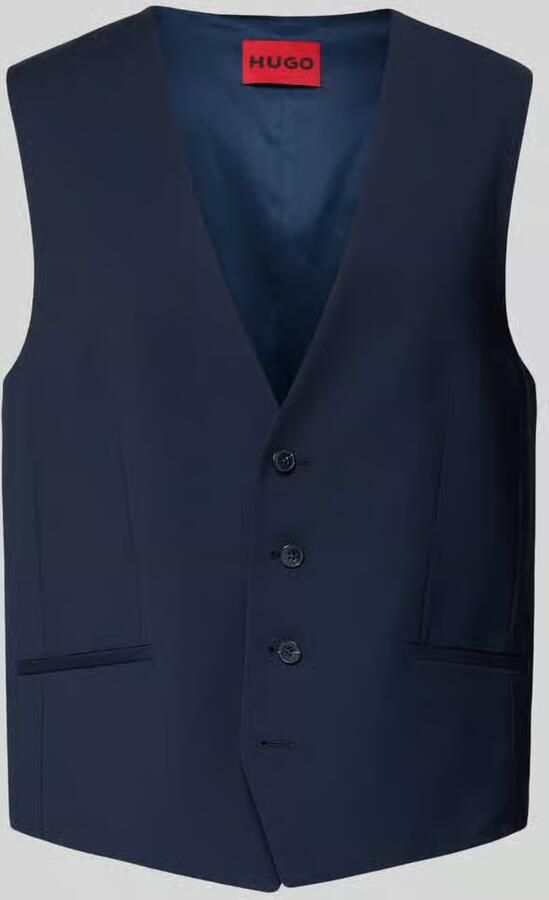 HUGO Regular fit gilet van wolmix model 'VIN253X-MH'