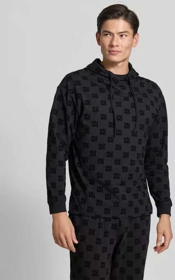 HUGO Regular fit hoodie van katoenmix - Foto 3