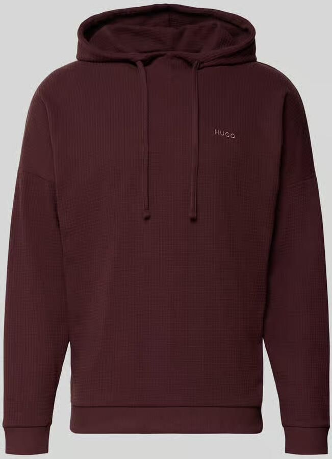 HUGO Regular fit hoodie van katoenmix model 'AUSTIN'