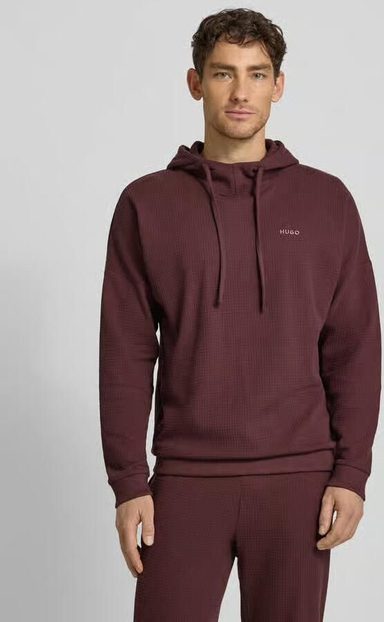 HUGO Regular fit HOODIE van Katoenmix Model 'AUSTIN' - Foto 3