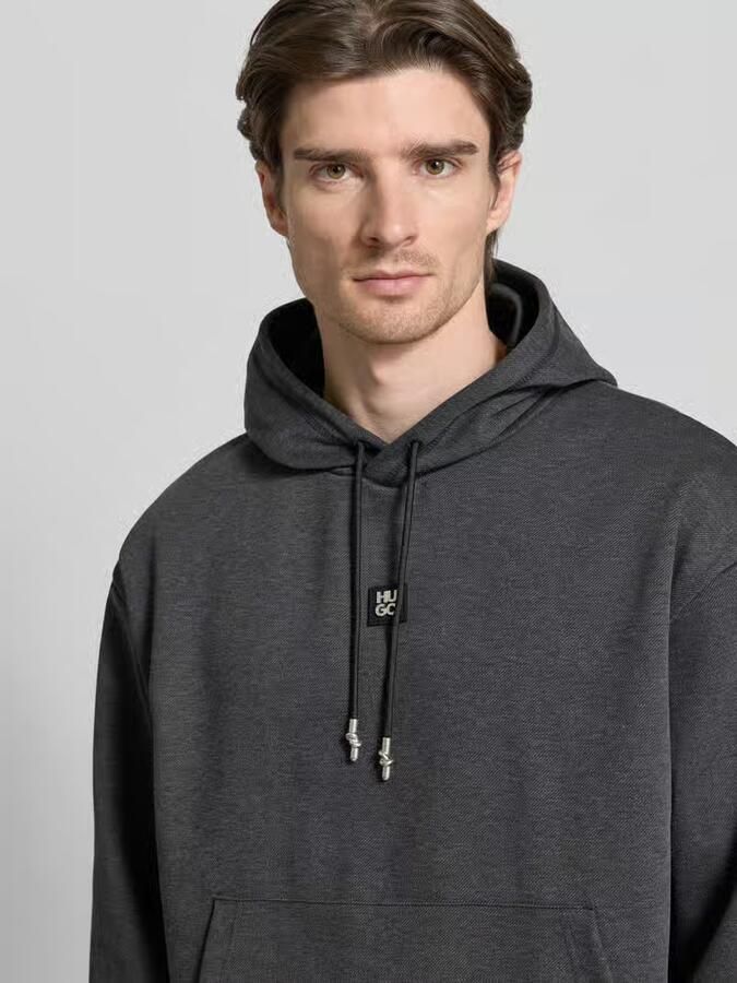 HUGO Regular fit hoodie van katoenmix model 'DINEO' - Foto 2