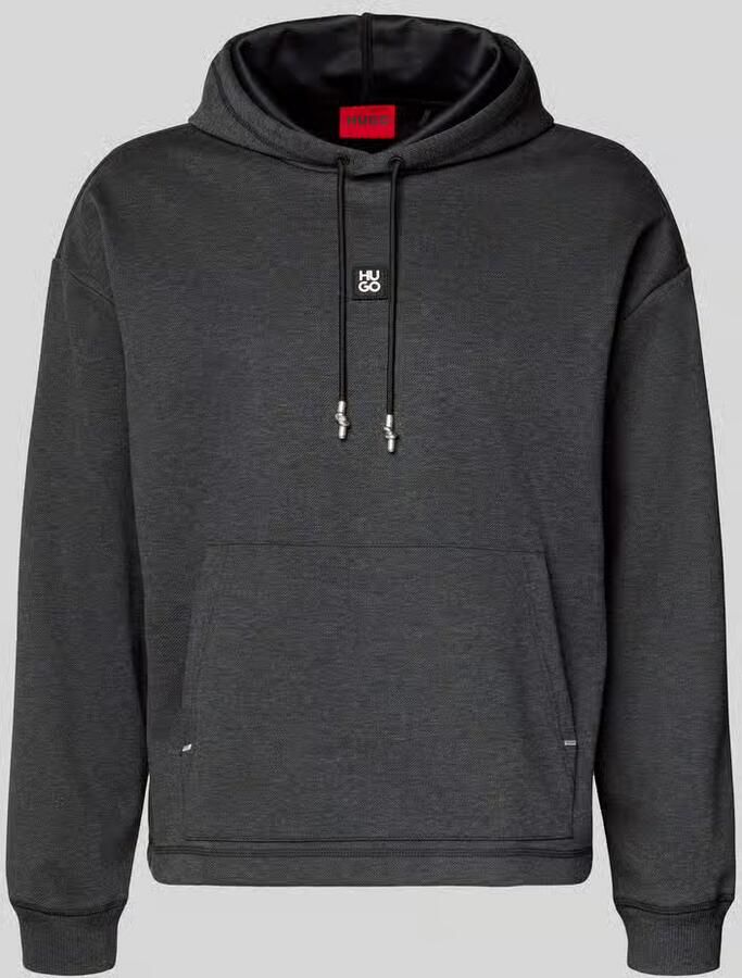 HUGO Regular fit hoodie van katoenmix model 'DINEO'