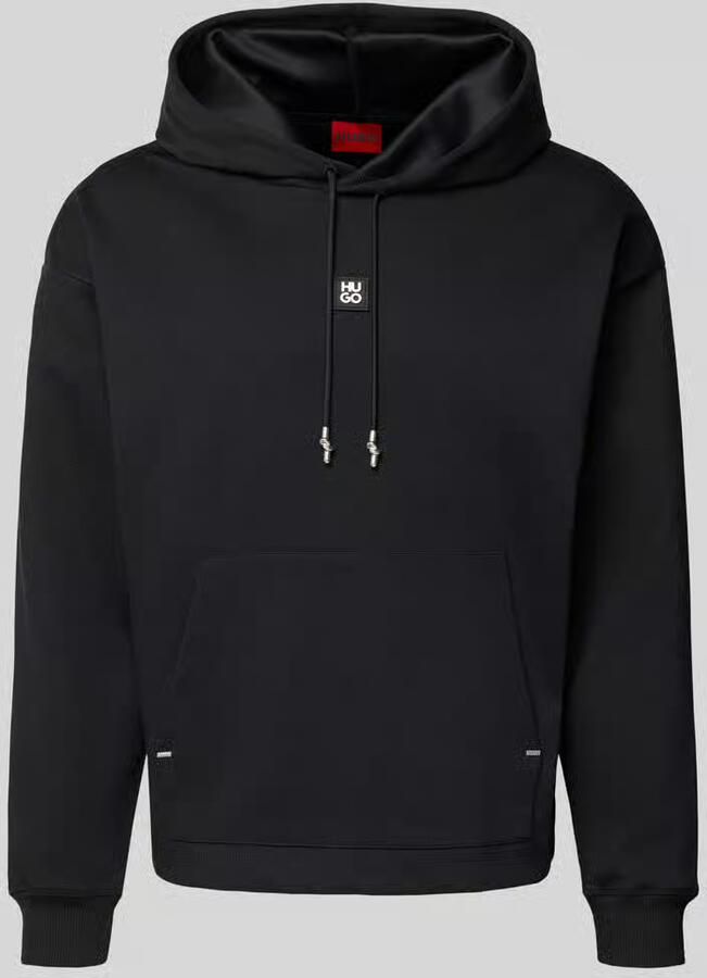 HUGO Regular fit hoodie van katoenmix model 'DINEO' - Foto 2
