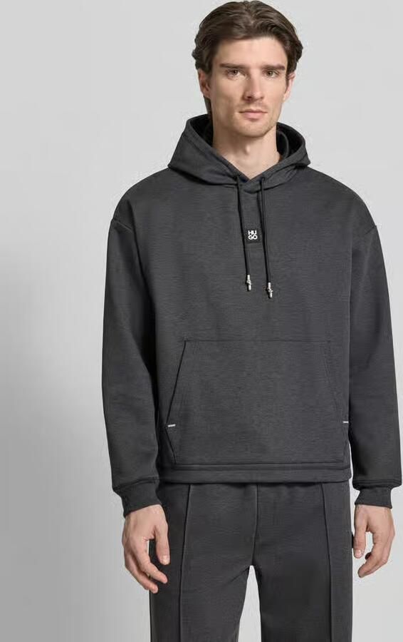 HUGO Regular fit hoodie van katoenmix model 'DINEO' - Foto 3