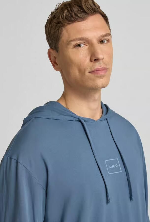HUGO Regular fit hoodie van katoenmix model 'LAZE' - Foto 2