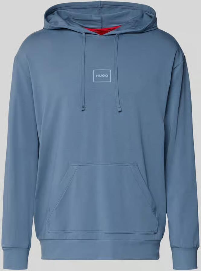 HUGO Regular fit hoodie van katoenmix model 'LAZE'