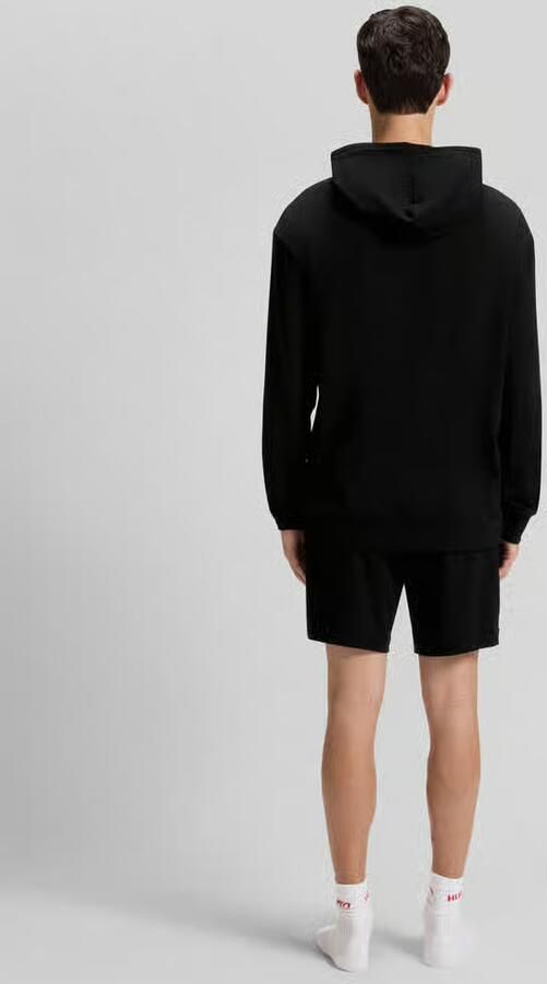 HUGO Regular fit sweatjack van katoenmix model 'Laze Hoodie' - Foto 13