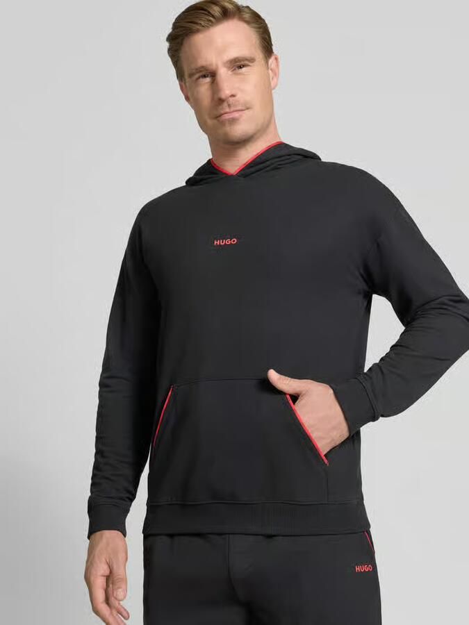 HUGO Regular fit hoodie van katoenmix model 'NOAH'