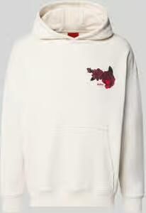 HUGO regular fit hoodie van puur katoen model 'DAGETHOOD'