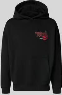 HUGO regular fit hoodie van puur katoen model 'DAGETHOOD'