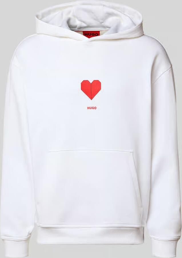 HUGO Regular fit hoodie van puur katoen model 'DALENTINOS'