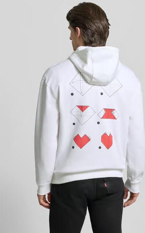 HUGO Regular fit HOODIE van puur katoen model 'DALENTINOS' - Foto 2