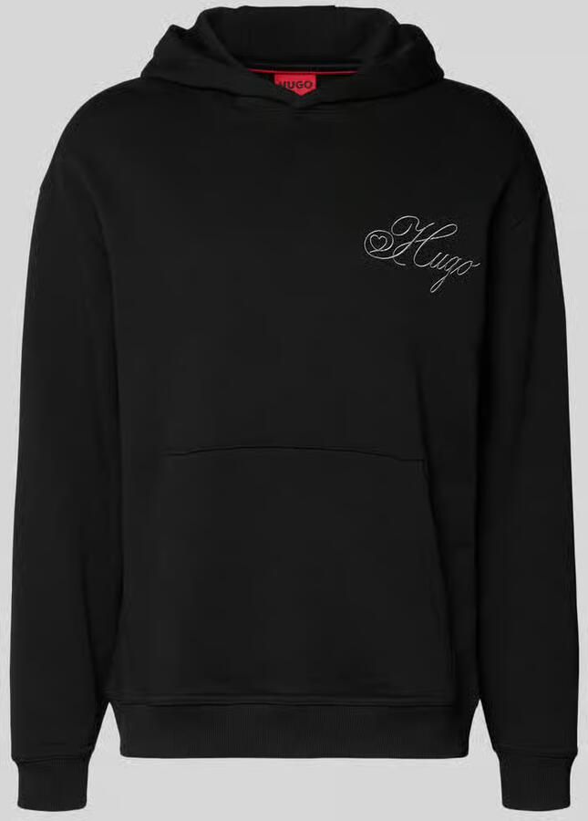 HUGO Regular fit hoodie van puur katoen model 'DALENTO'