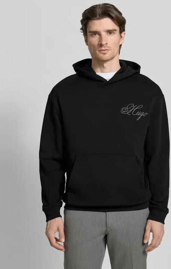 HUGO Regular fit hoodie van puur katoen model 'DALENTO' - Foto 2