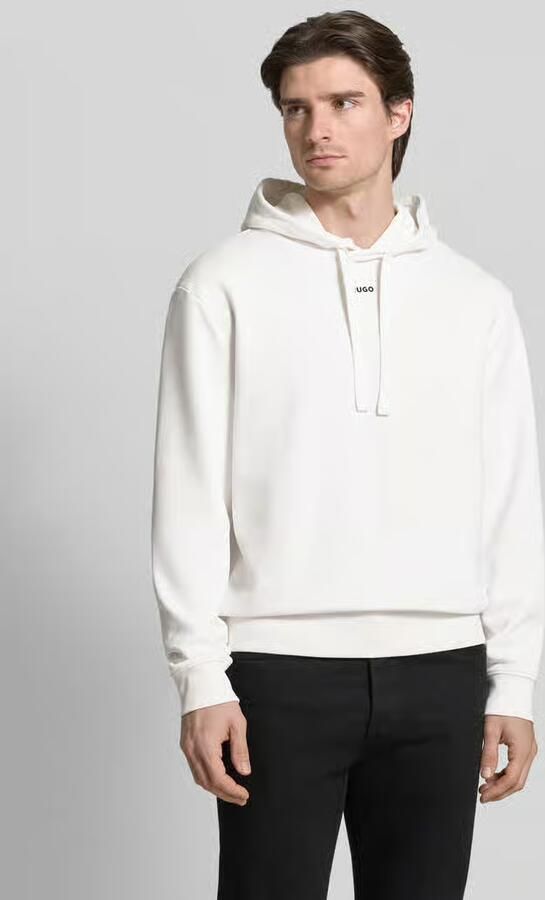 HUGO Regular fit hoodie van puur katoen model 'DAPO' - Foto 4