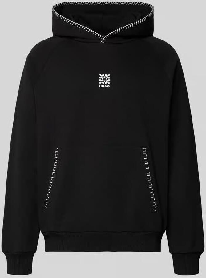 HUGO regular fit hoodie van puur katoen model 'DAROHOOD' - Foto 2