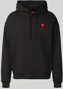 HUGO Regular fit hoodie van puur katoen model 'Diflowhood'