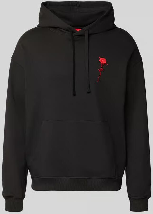 HUGO Regular fit hoodie van puur katoen model 'Diflowhood' - Foto 2