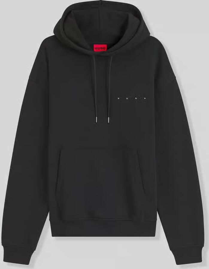 HUGO Regular fit hoodie van puur katoen model 'Dikenhood'