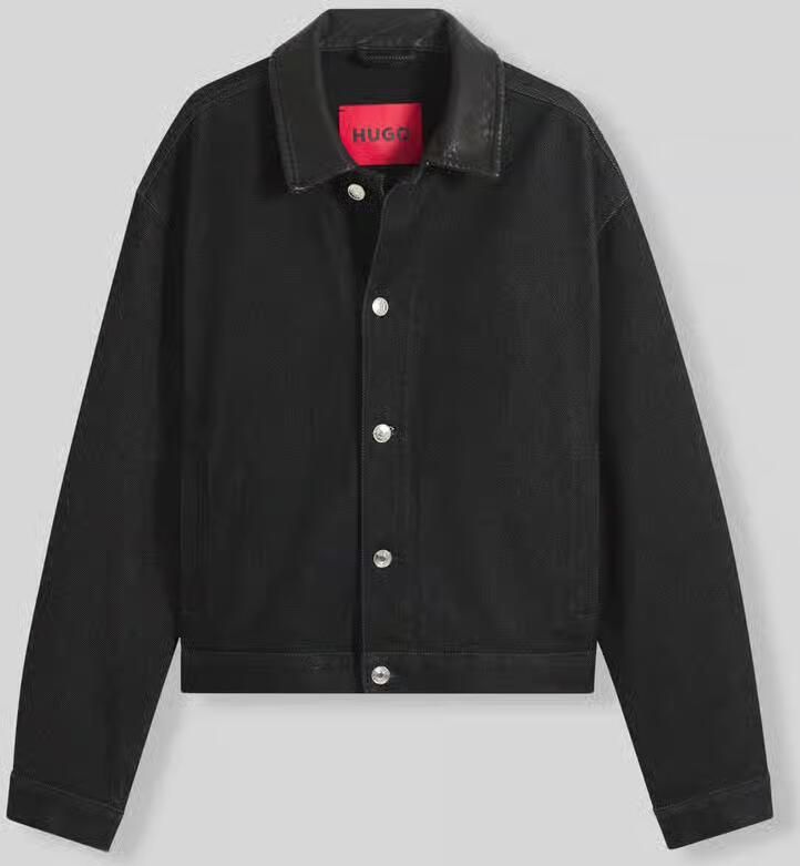 HUGO Regular fit jeansjack van puur katoen