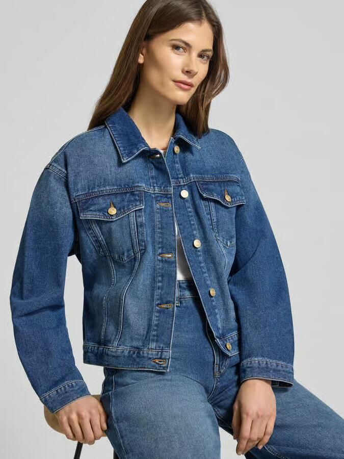 HUGO Regular fit jeansjack van puur katoen model 'GIZZIE'