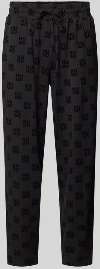HUGO Regular fit joggingbroek van katoenmix