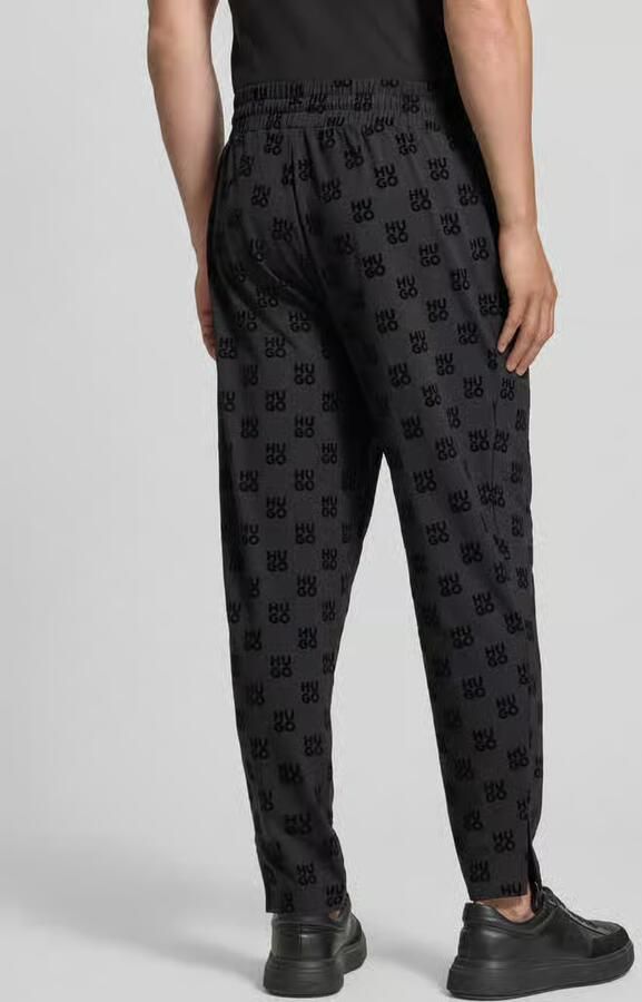 HUGO Regular fit joggingbroek van katoenmix - Foto 3