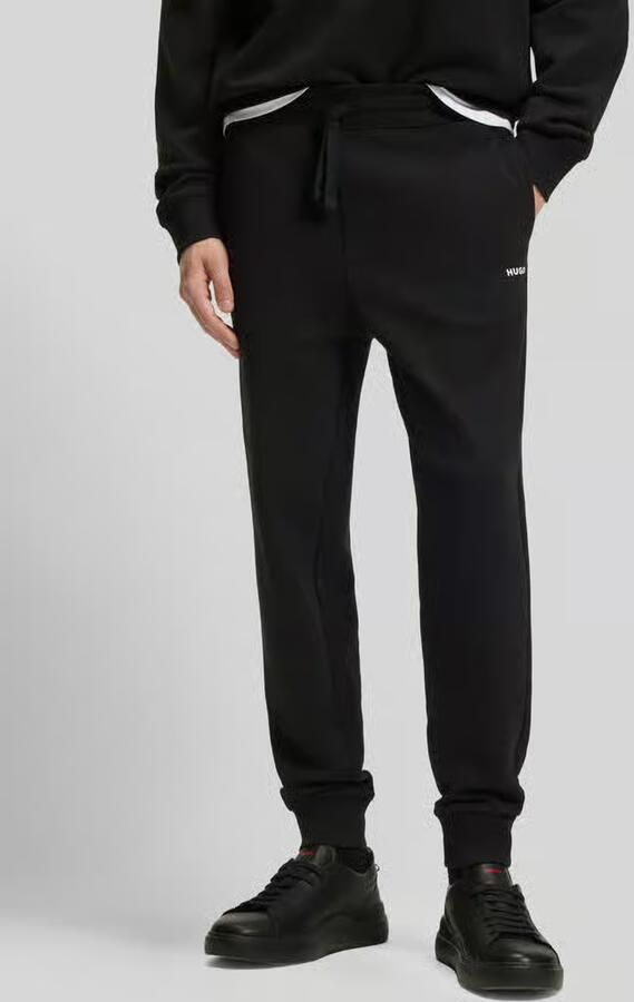 HUGO Regular fit joggingbroek van puur katoen model 'DAYOTE232' - Foto 4