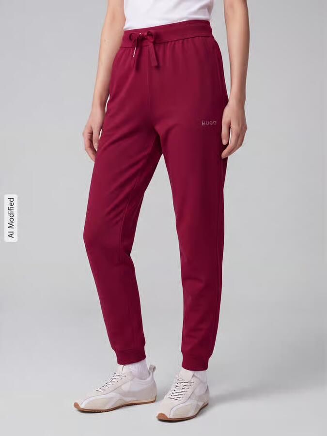 HUGO regular fit jogpant van katoenmix model ' ID Pant' - Foto 3