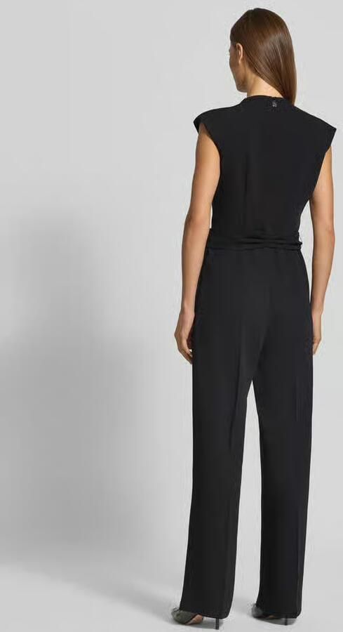 HUGO Regular fit jumpsuit met strikceintuur model 'Kathalia' - Foto 3