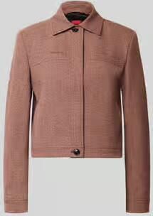 HUGO Regular fit kort colbert met viscose model 'Alitte'