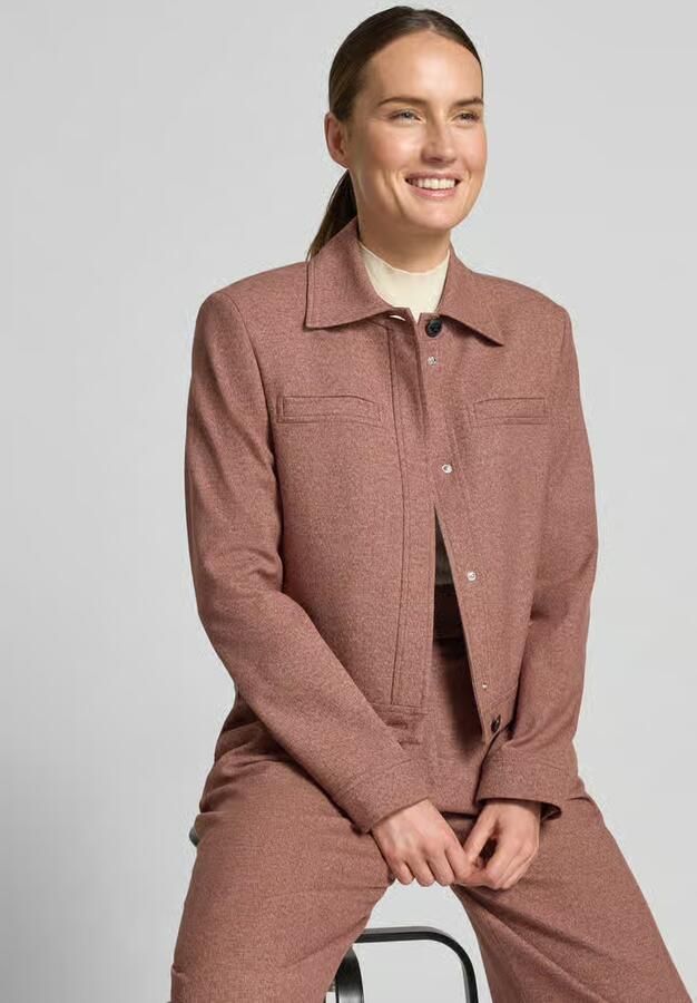 HUGO Regular fit kort colbert met viscose model 'Alitte'