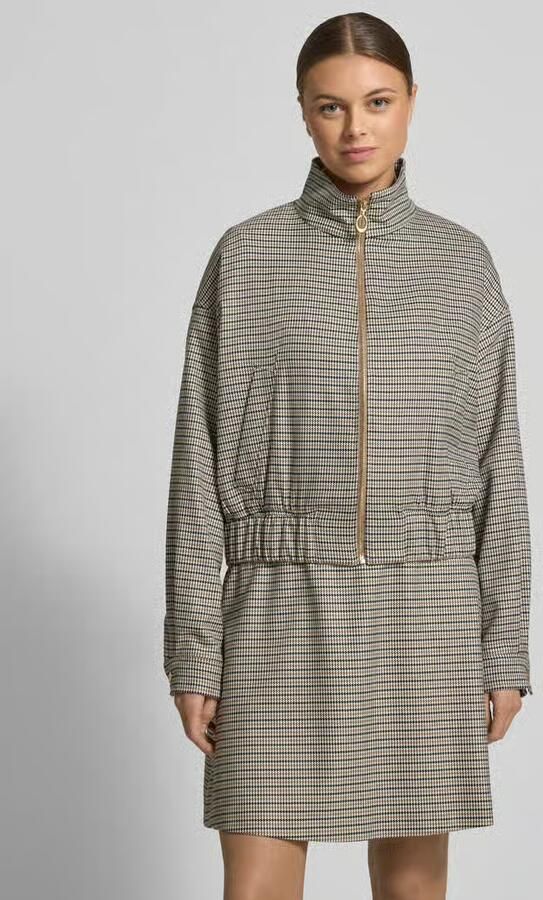 HUGO Regular fit korte blazer met all-over motief Model 'AMEFINE' - Foto 2