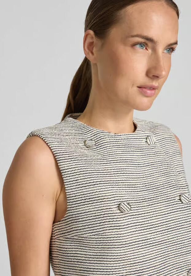 HUGO regular fit korte blazer met all-over motief model 'AWINEA'