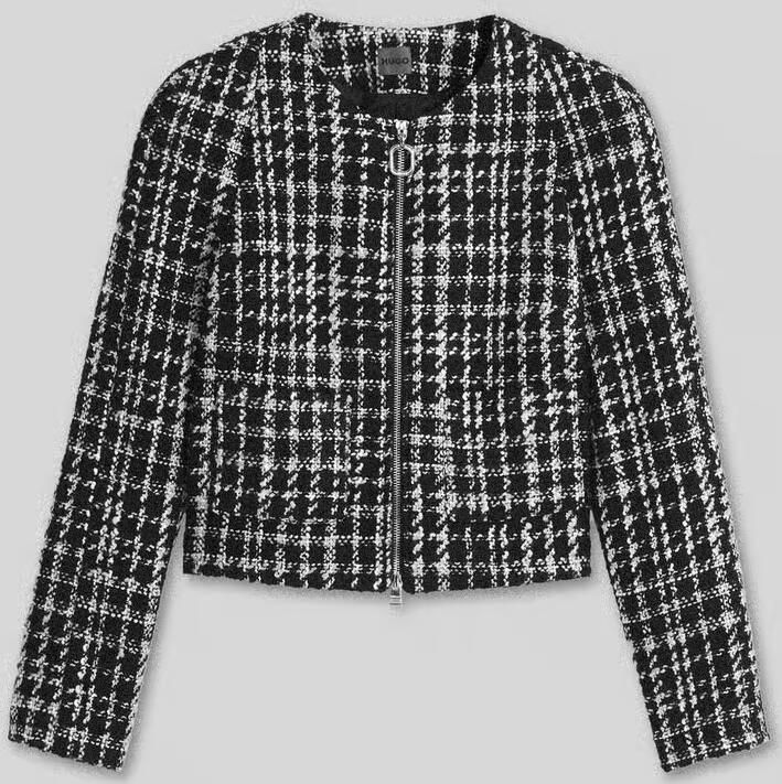 HUGO Regular fit korte blazer met katoenanteil model 'Aboucle-1' - Foto 2