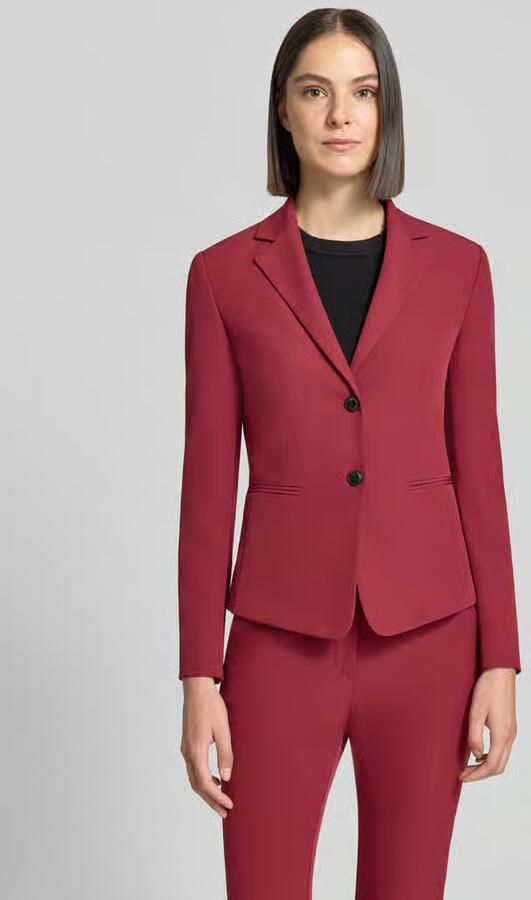 HUGO Regular fit korte blazer met reverskraag model 'Agonia' - Foto 3