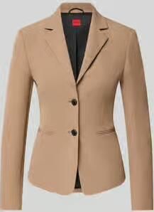 HUGO Regular fit korte blazer met reverskraag model 'Agonia'