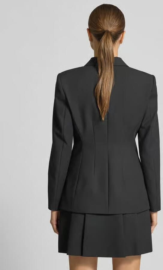 HUGO Regular fit korte blazer met viscose model 'ABIRE' - Foto 2
