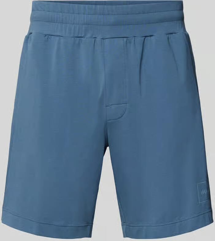 HUGO Regular fit korte broek van katoenmix model 'LAZE'
