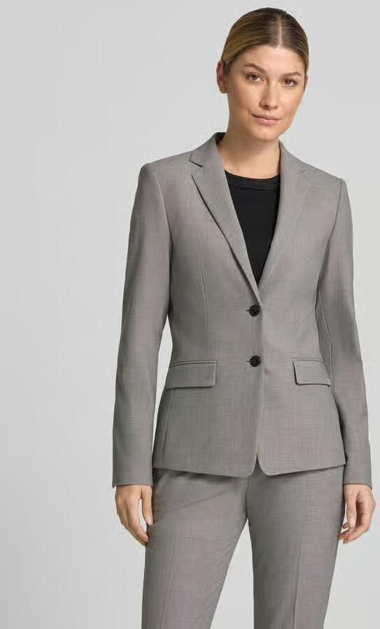 HUGO Regular fit lange blazer met klepzakken model 'Adalas' - Foto 2