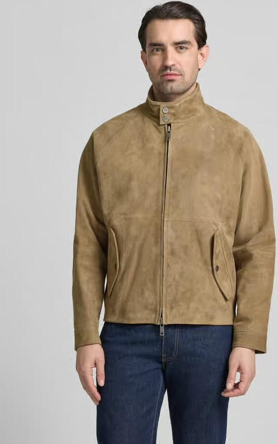 HUGO Regular fit leren jack van echt geitenleer model 'LORIDGE' - Foto 6