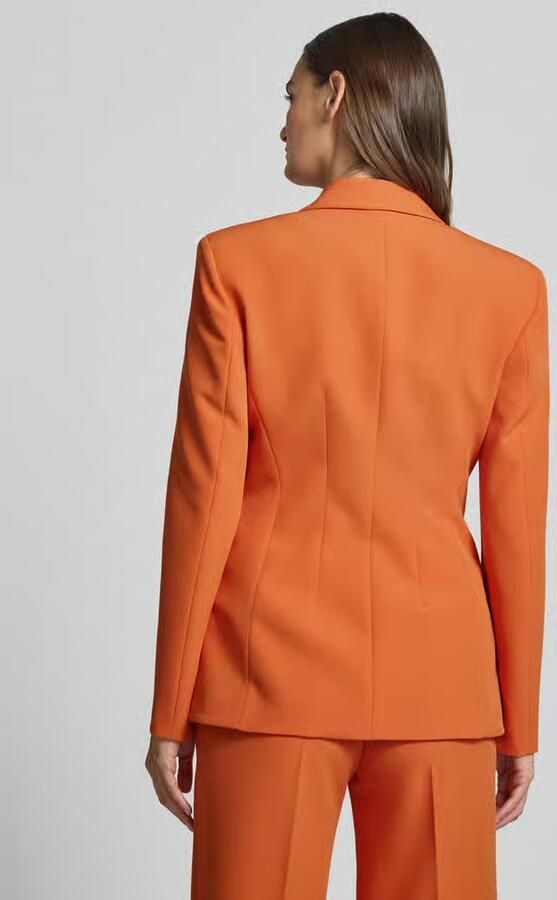HUGO regular fit longblazer met 1-knoopssluiting model 'ASMALLA-1'